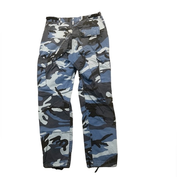 ROTHCO B. D. U. Blue camo baggy cargo pants - Picture 2 of 2